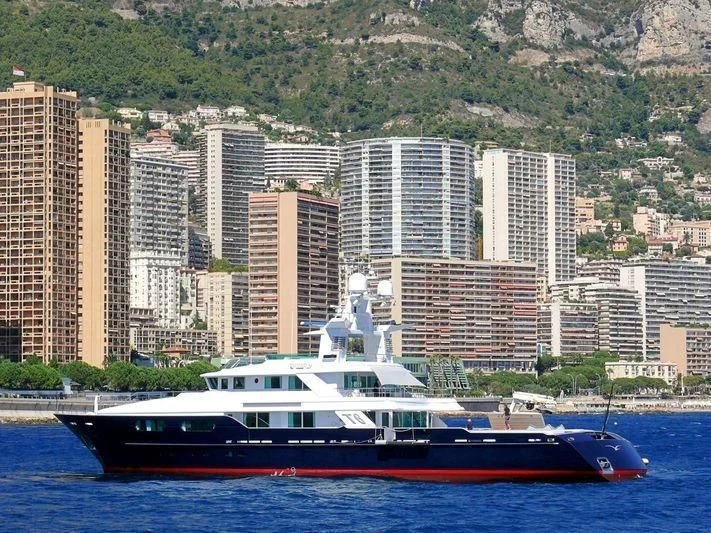 a boat on the water aboard V6 Yacht for Sale