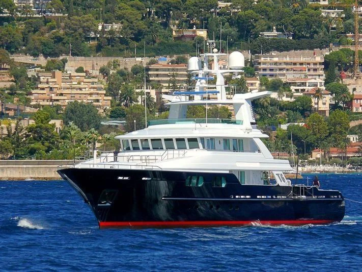 a boat on the water aboard V6 Yacht for Sale