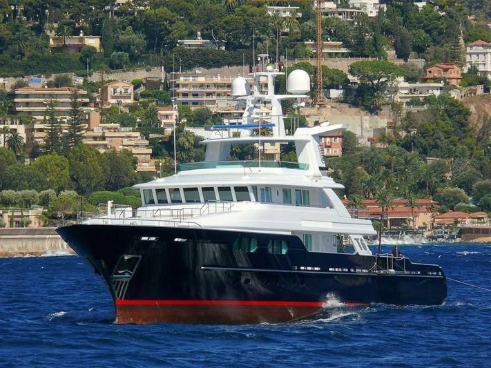 a boat in the water aboard V6 Yacht for Sale