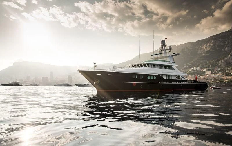 a boat in the water aboard V6 Yacht for Sale