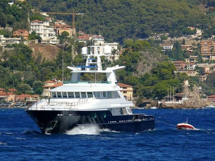 a boat on the water aboard V6 Yacht for Sale