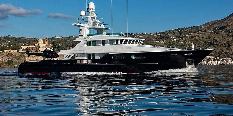 a boat on the water aboard V6 Yacht for Sale