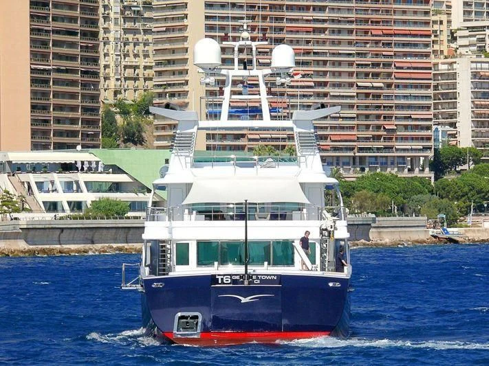 a boat on the water aboard V6 Yacht for Sale