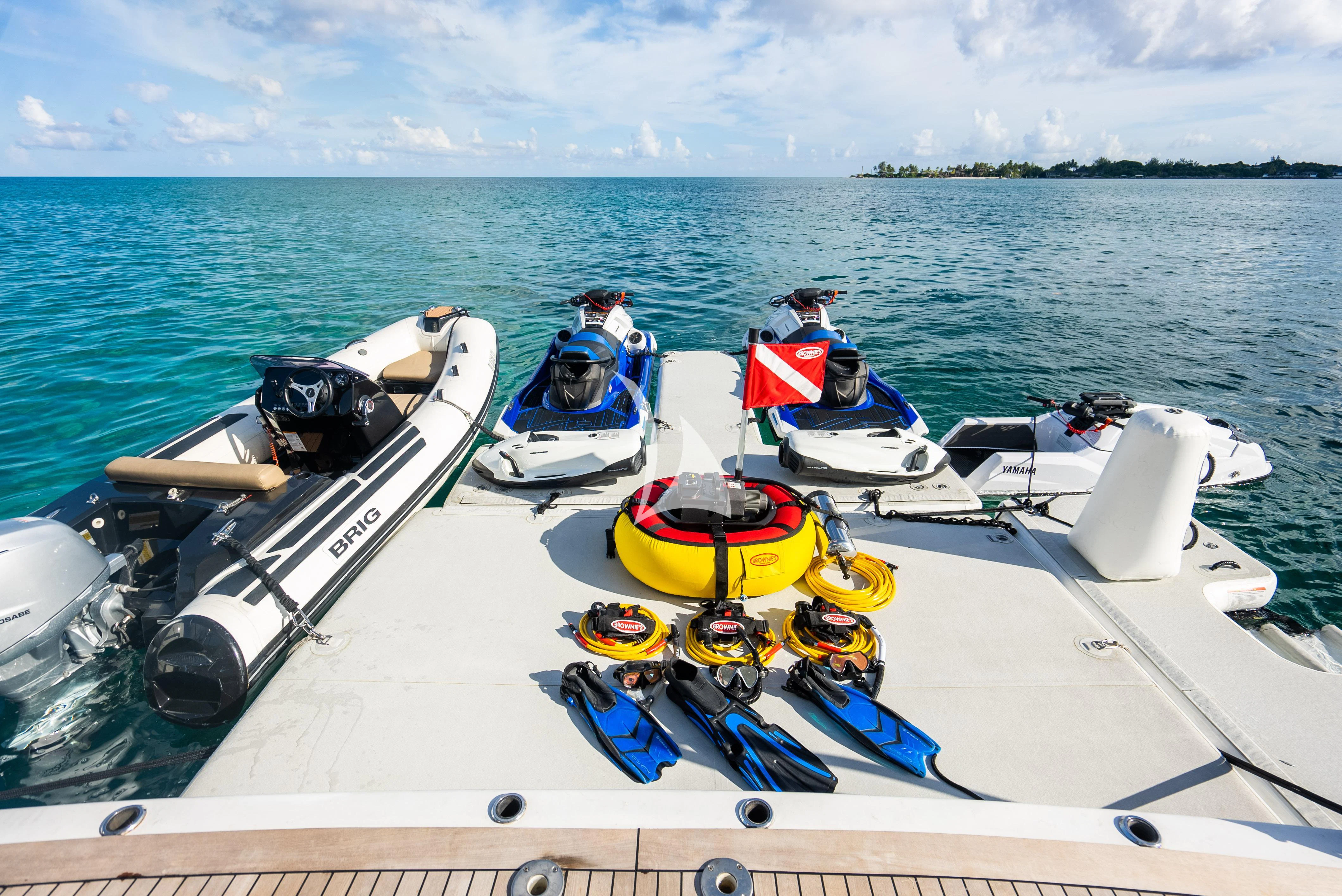 a group of people on a boat aboard KEMOSABE Yacht for Charter