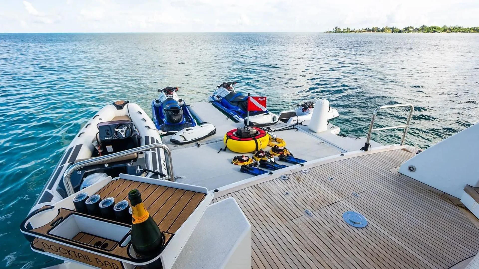 a boat with a group of people on it aboard KEMOSABE Yacht for Charter
