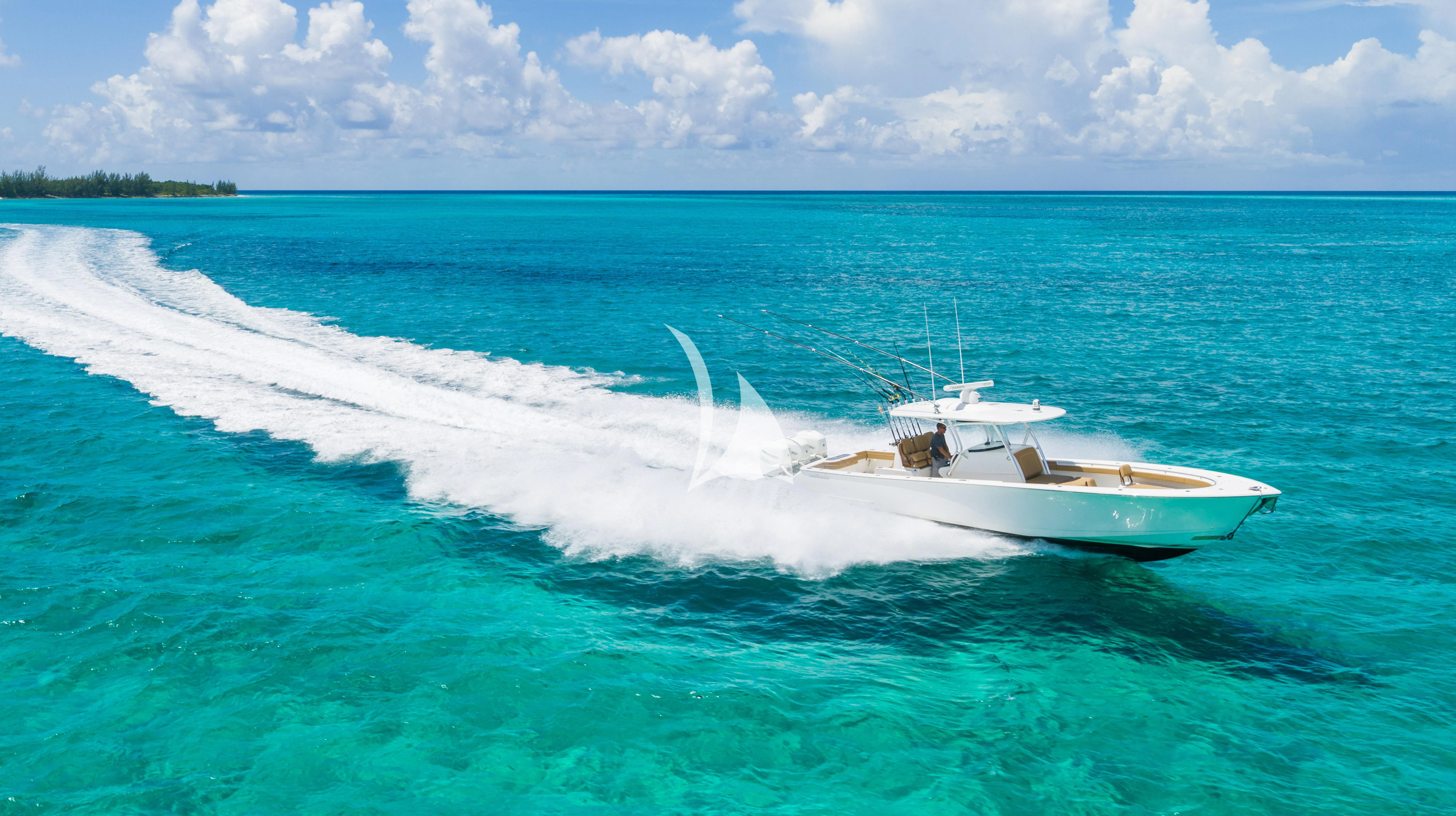 a boat on the water aboard KEMOSABE Yacht for Charter