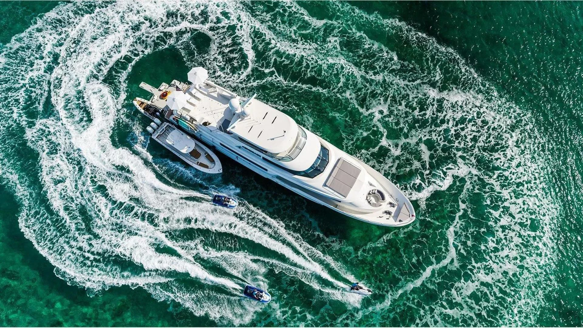 a boat in the water aboard KEMOSABE Yacht for Charter