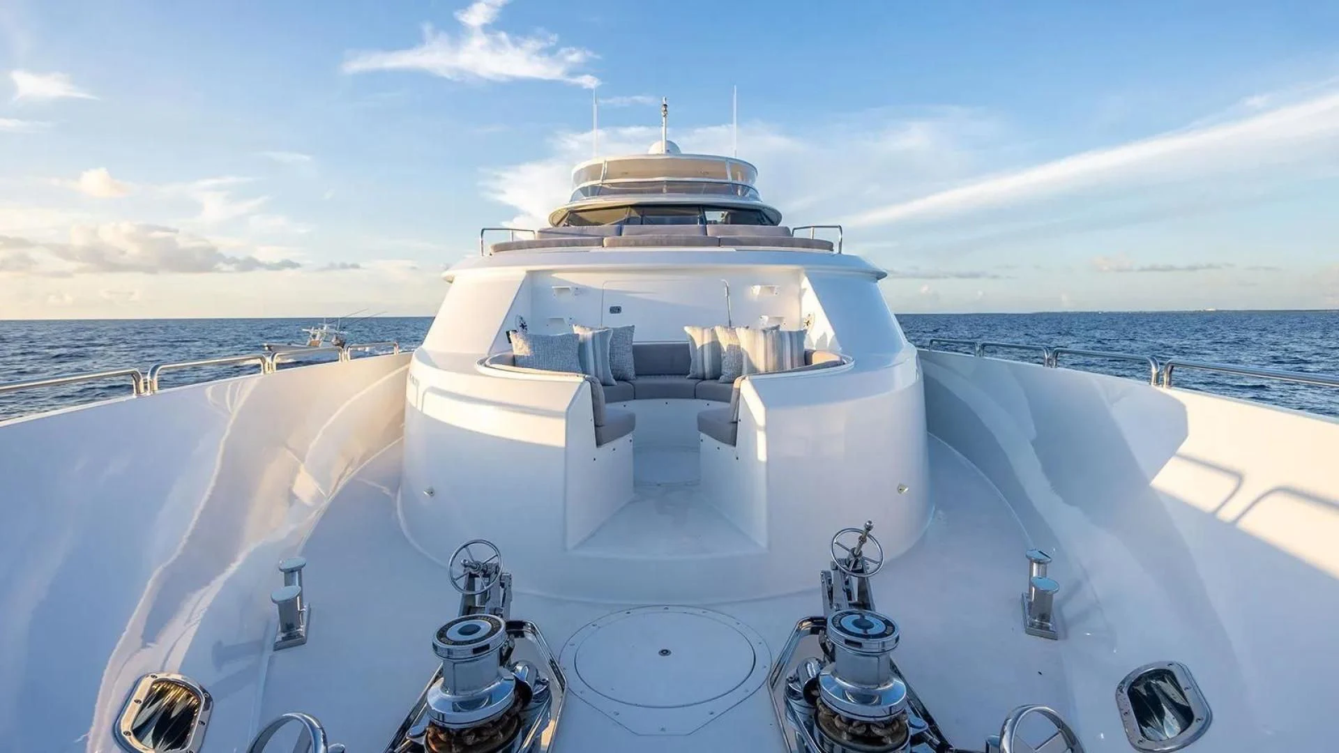 a boat on a body of water aboard KEMOSABE Yacht for Charter