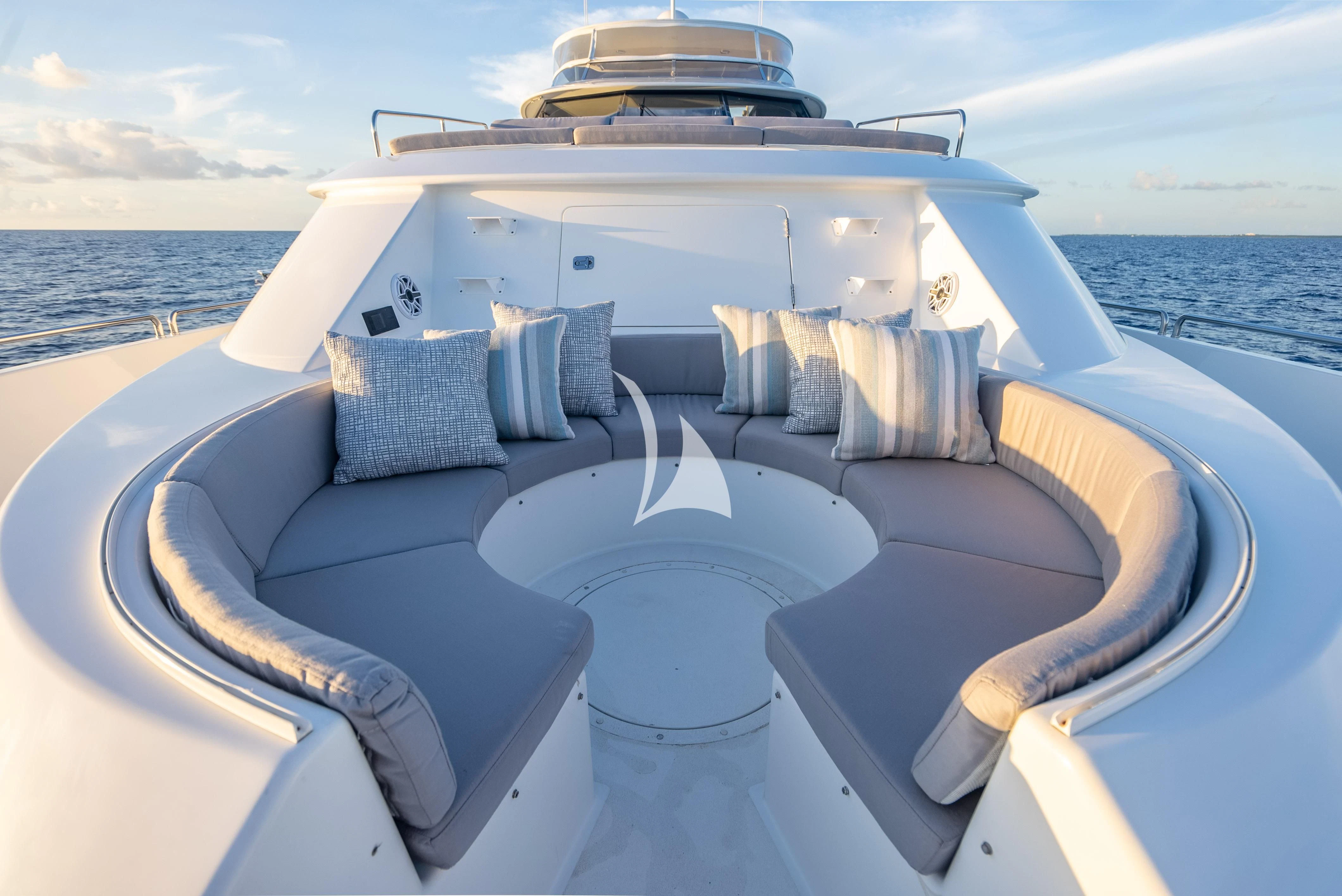 a boat on the water aboard KEMOSABE Yacht for Charter