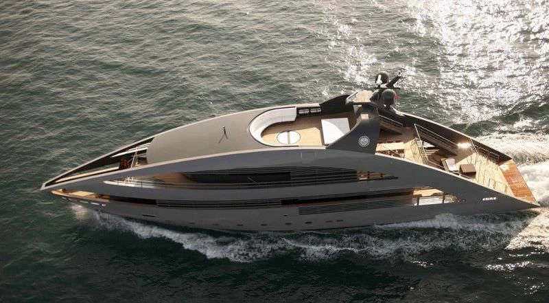 a boat on the water aboard OCEAN SAPPHIRE Yacht for Sale