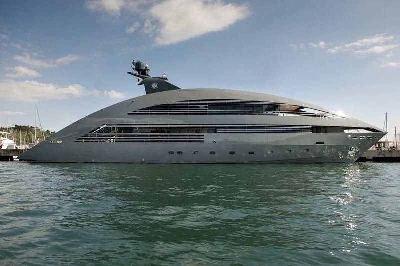 a large cruise ship in the water aboard OCEAN SAPPHIRE Yacht for Sale