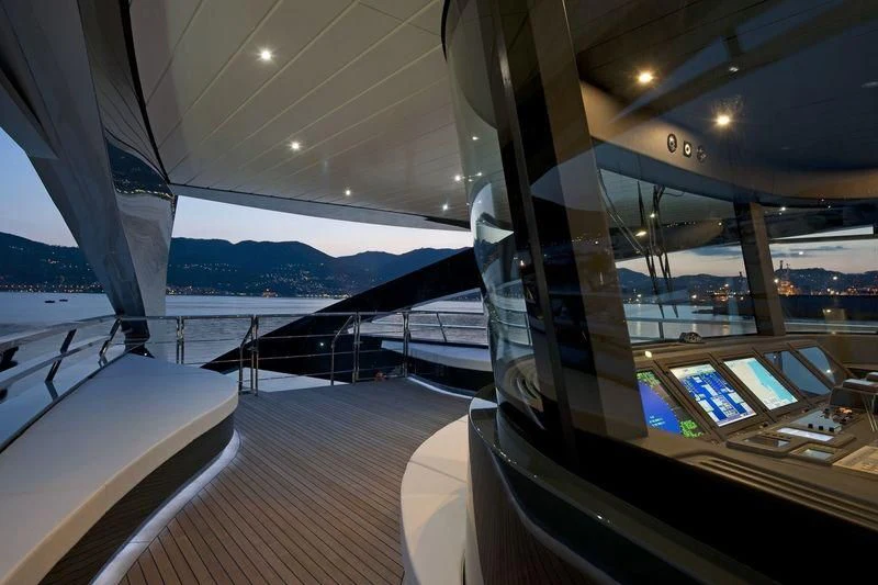 inside of a building aboard OCEAN SAPPHIRE Yacht for Sale