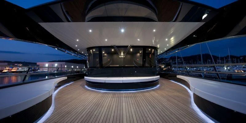 a boat on a body of water aboard OCEAN SAPPHIRE Yacht for Sale