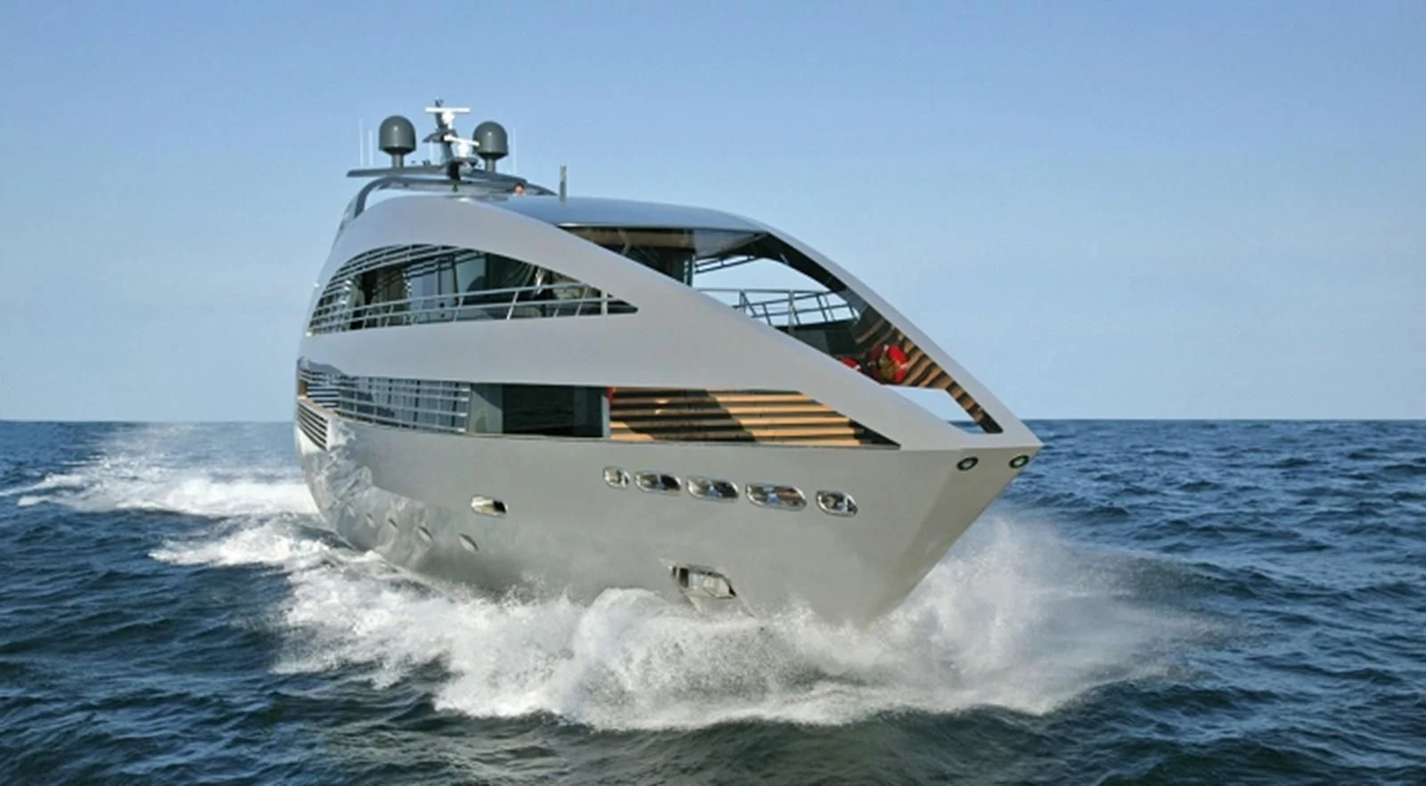 a boat on the water aboard OCEAN SAPPHIRE Yacht for Sale