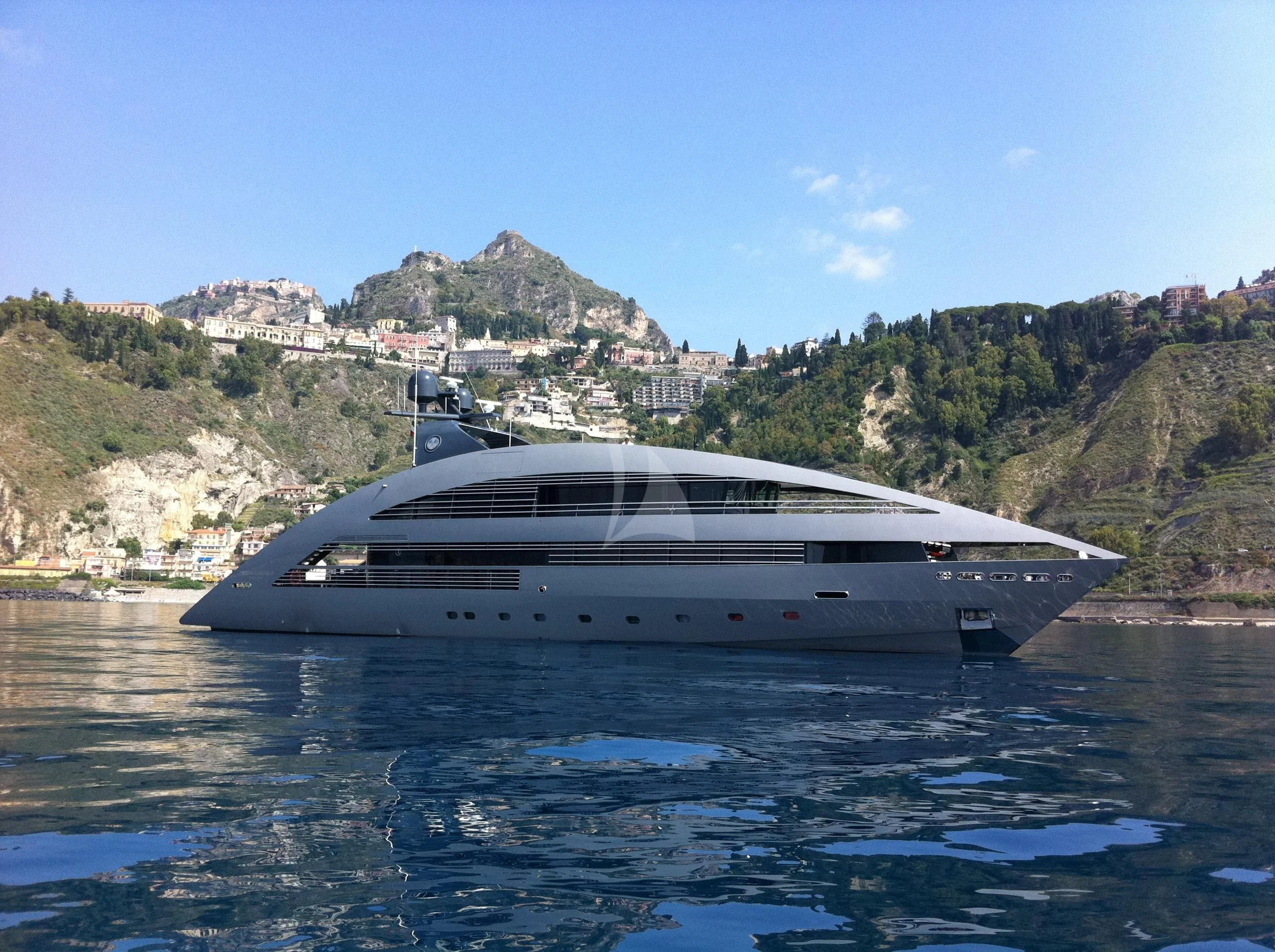 a boat on the water aboard OCEAN SAPPHIRE Yacht for Sale