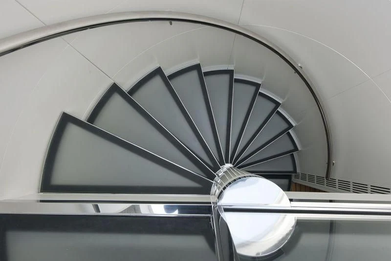a close-up of a logo aboard OCEAN SAPPHIRE Yacht for Sale