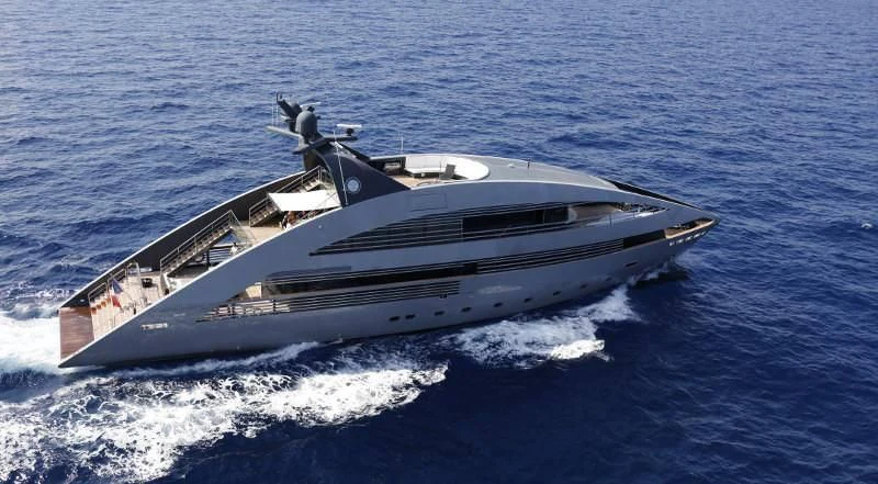 a boat on the water aboard OCEAN SAPPHIRE Yacht for Sale