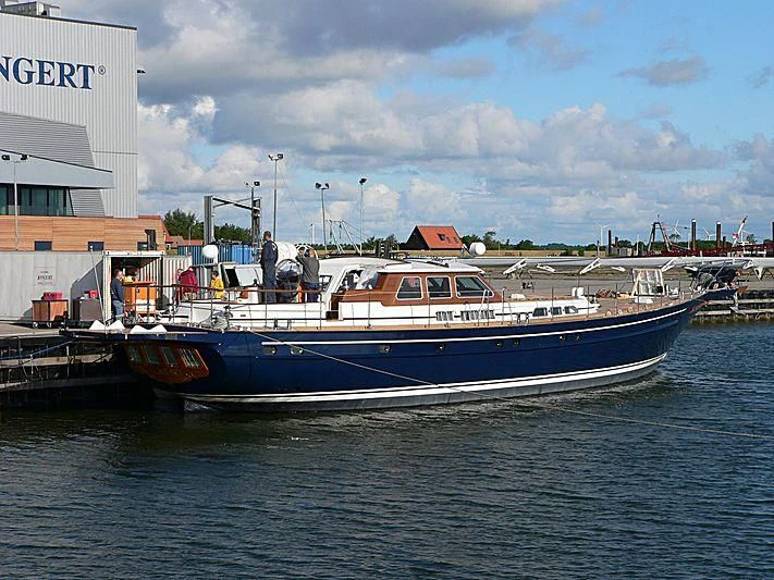 a boat on the water aboard ALME SOL Yacht for Sale