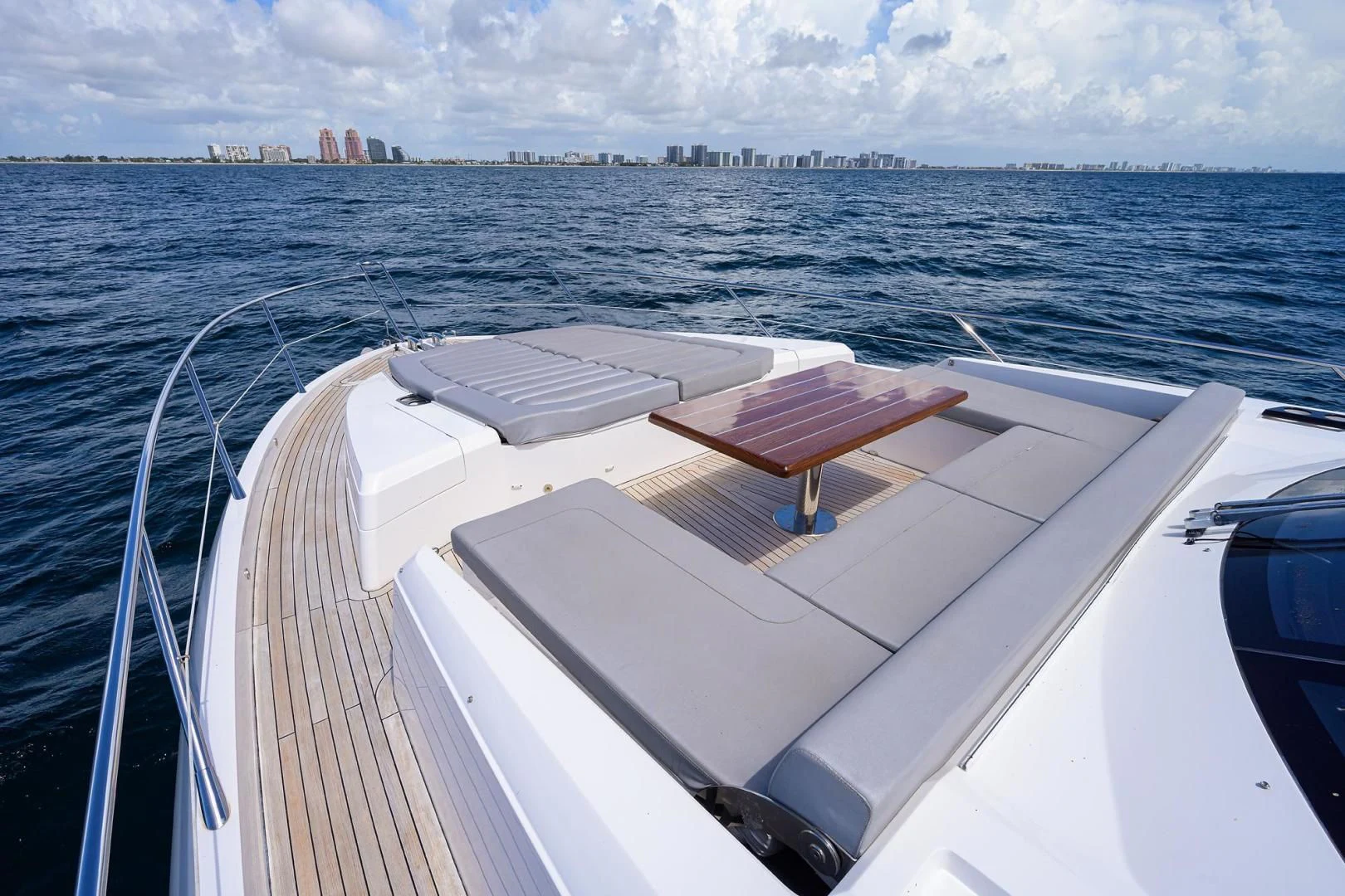 a boat on the water aboard NIGHT STAR Yacht for Sale