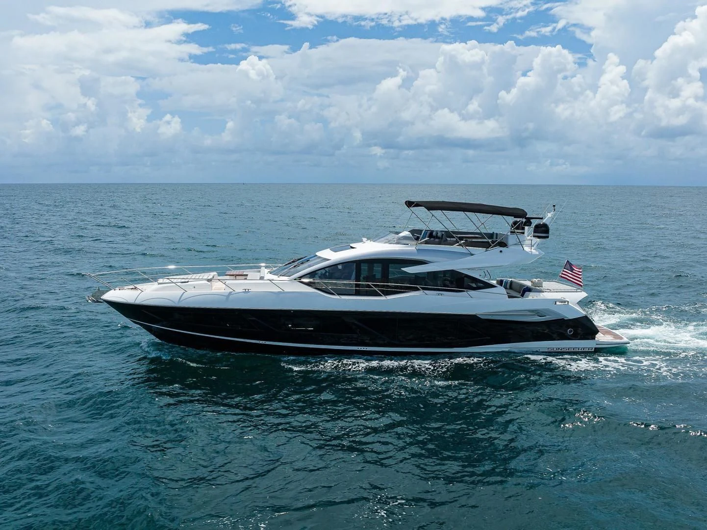a boat in the water aboard NIGHT STAR Yacht for Sale