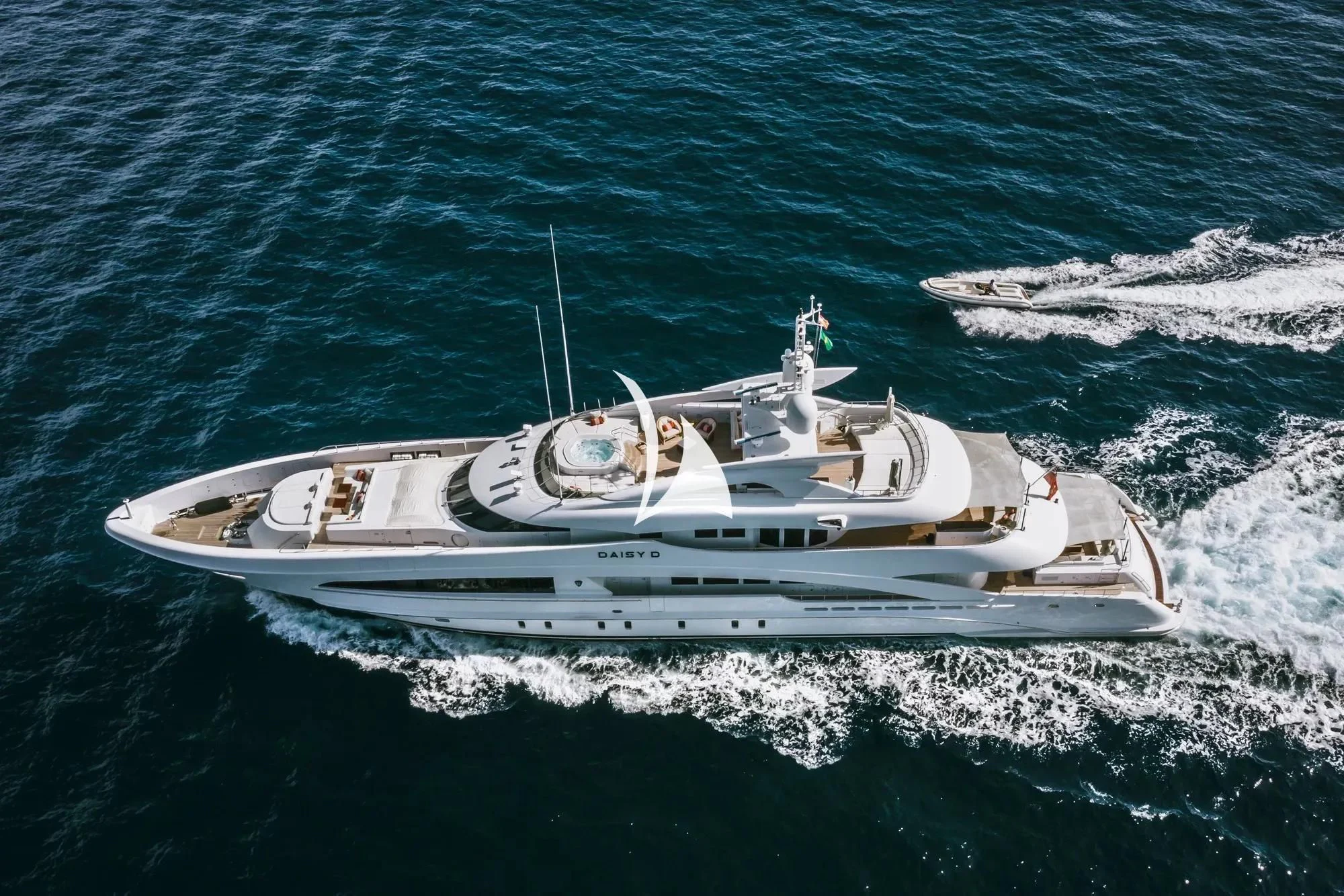 a boat on the water aboard DAISY D Yacht for Sale