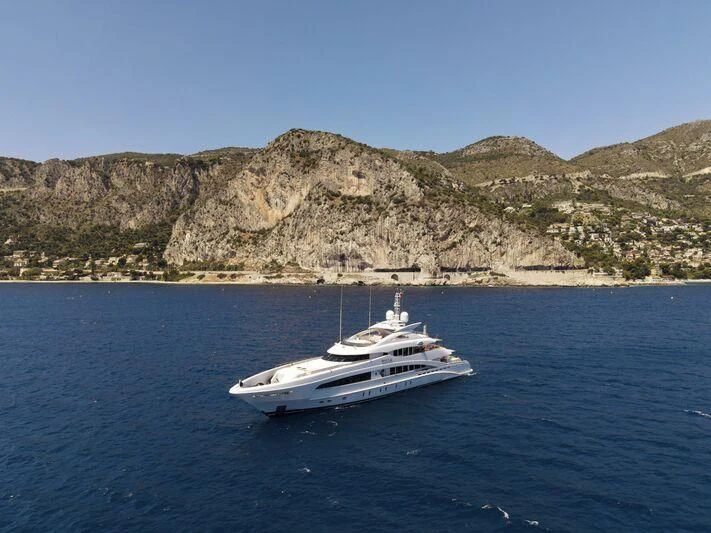 a boat on the water aboard DAISY D Yacht for Sale