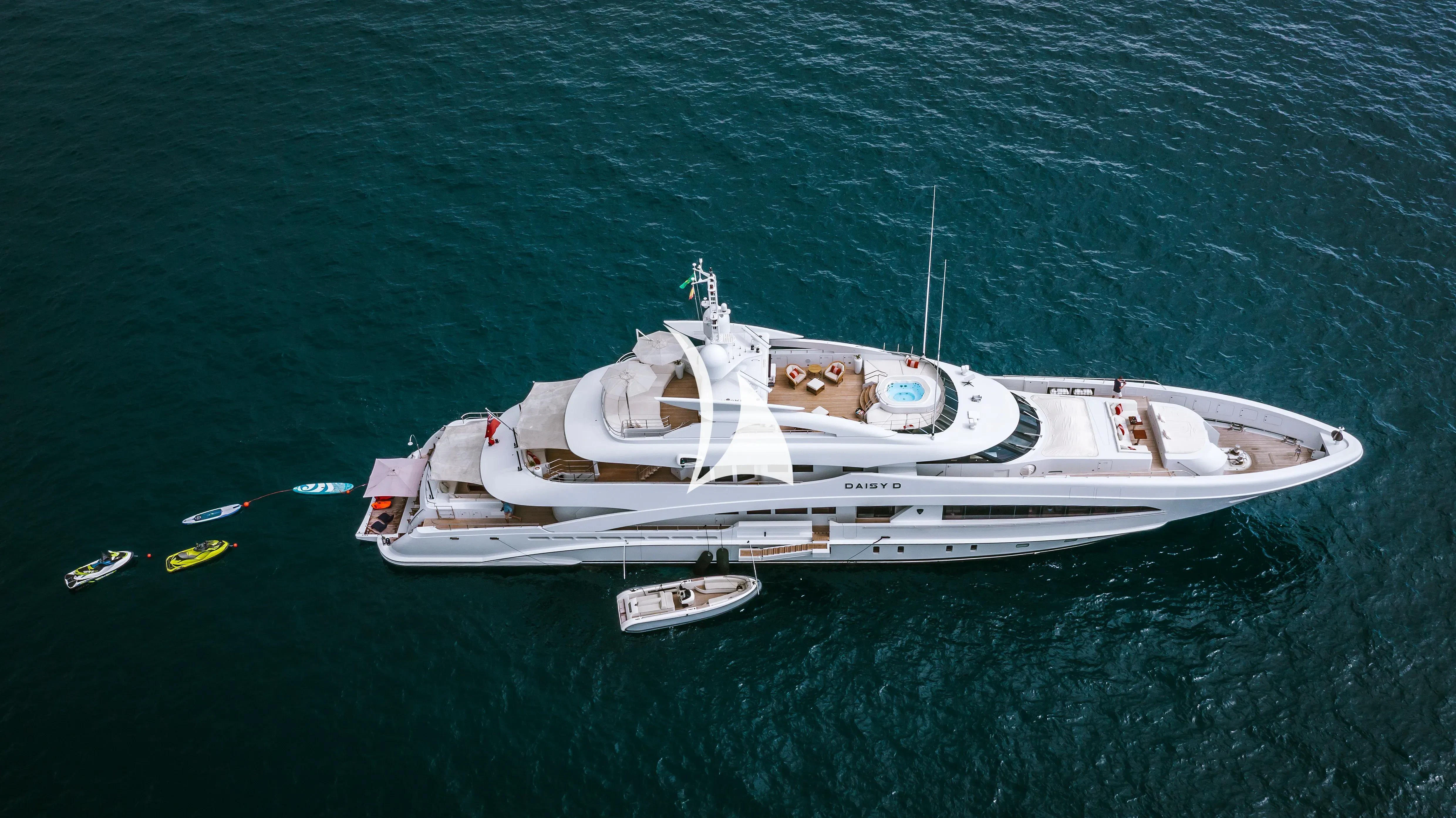 a boat in the water aboard DAISY D Yacht for Sale