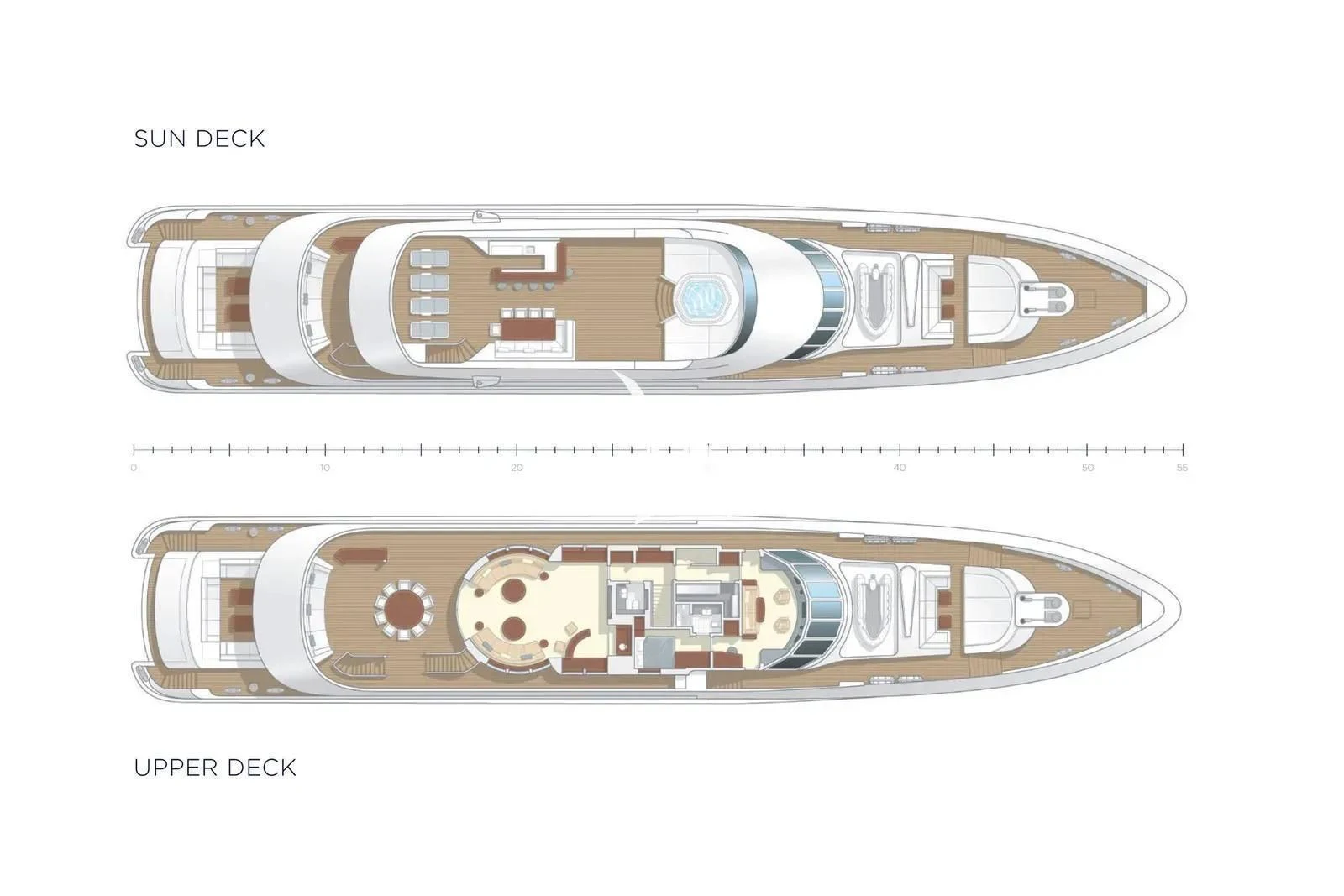 sunburst chart aboard DAISY D Yacht for Sale