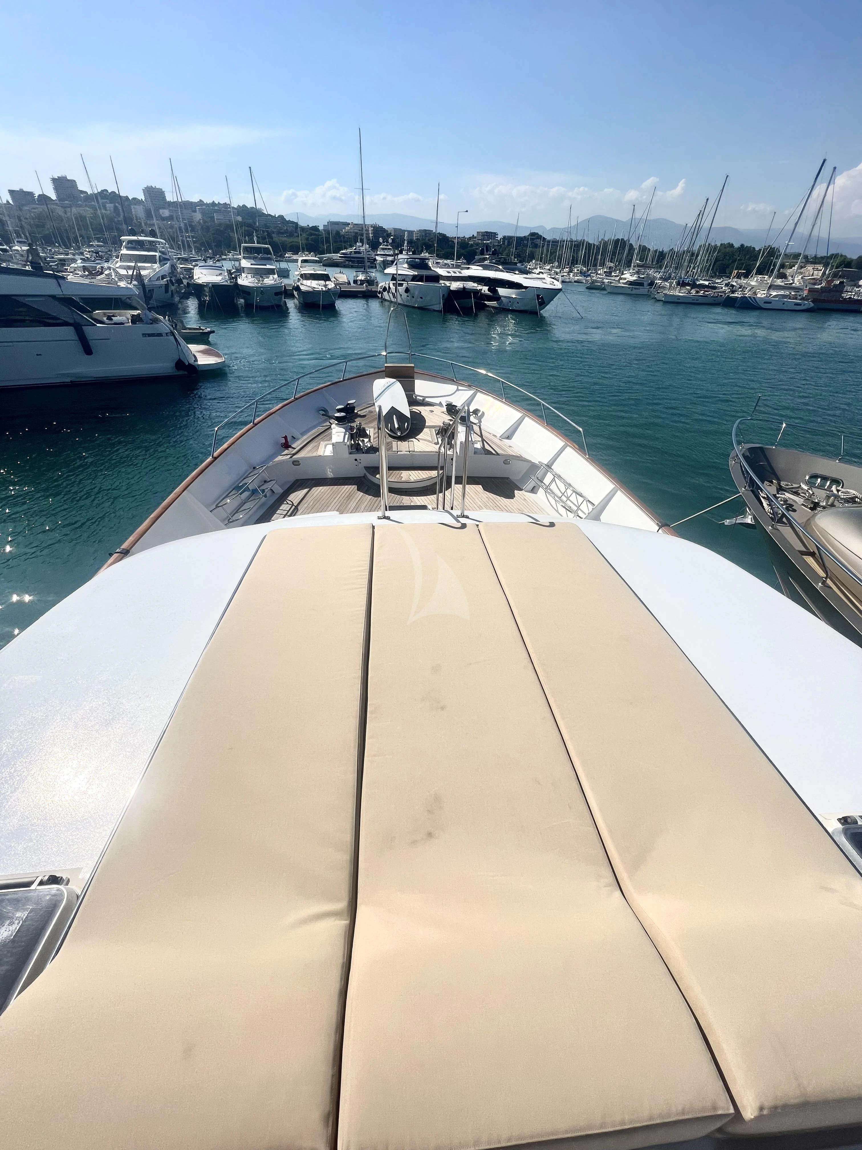 a boat in the water aboard ATLANTIC ENDEAVOUR Yacht for Charter