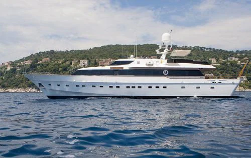 a white yacht in the water aboard ATLANTIC ENDEAVOUR Yacht for Charter