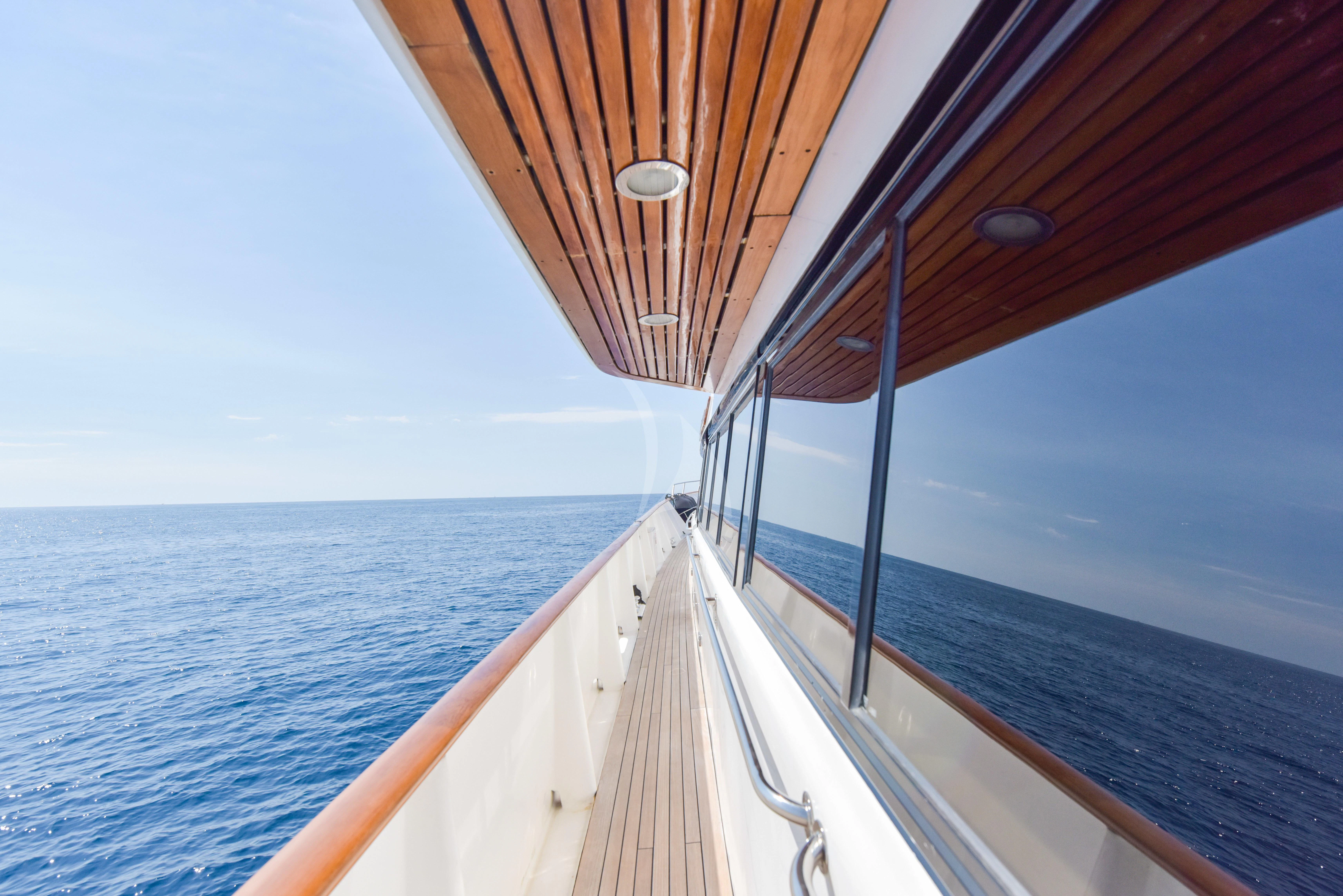 a boat on the water aboard ATLANTIC ENDEAVOUR Yacht for Charter