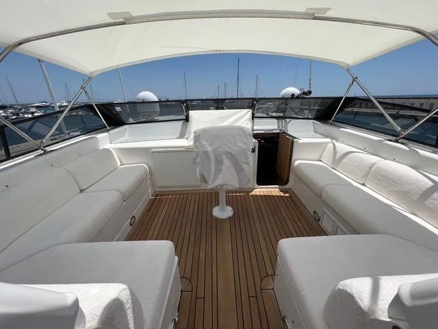 a boat with a deck and a wood floor aboard ATLANTIC ENDEAVOUR Yacht for Charter