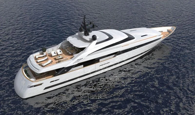 a space ship on the water aboard AGORA III Yacht for Sale
