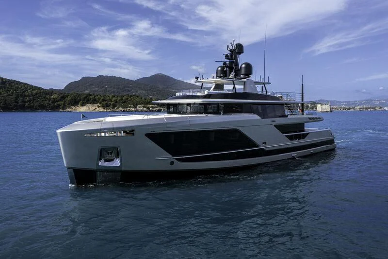 a boat on the water aboard ENTERPRISE Yacht for Charter