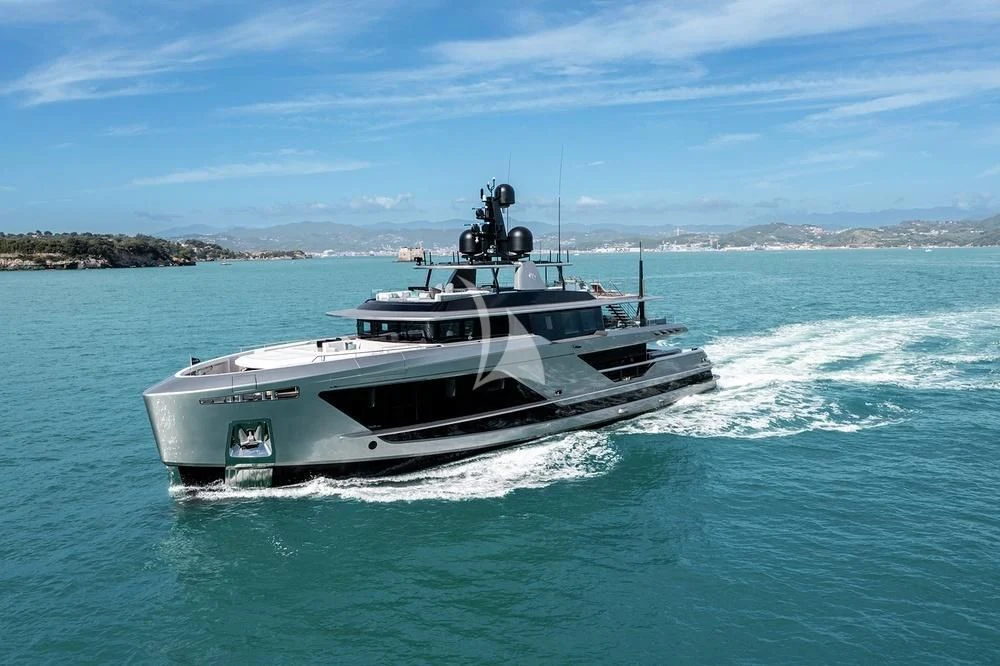 a boat on the water aboard ENTERPRISE Yacht for Charter
