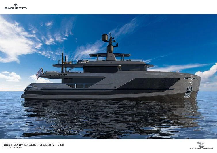 a ship in the water aboard ENTERPRISE Yacht for Charter