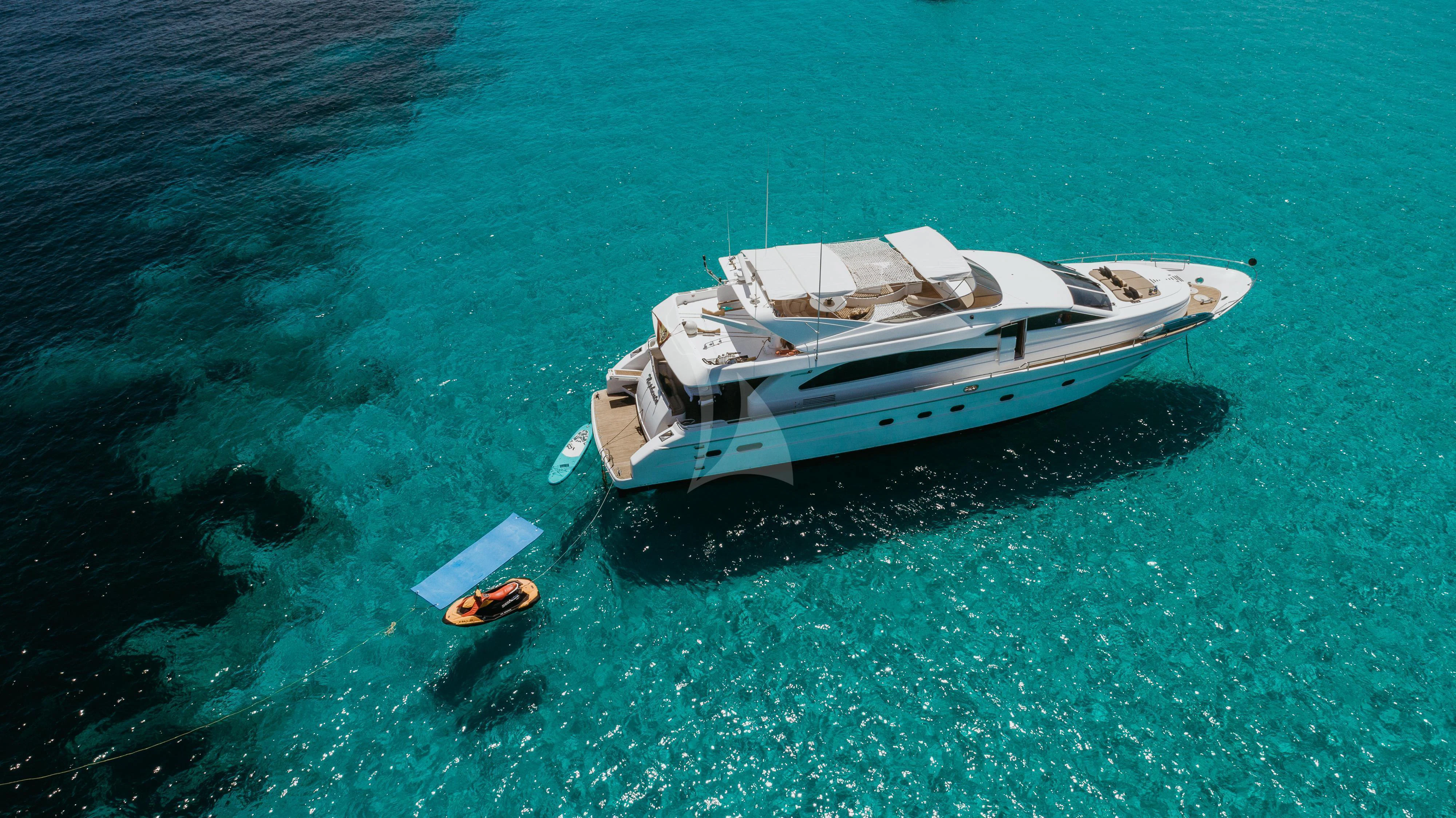 a boat in the water aboard NEPHENTA PRIMERO Yacht for Sale