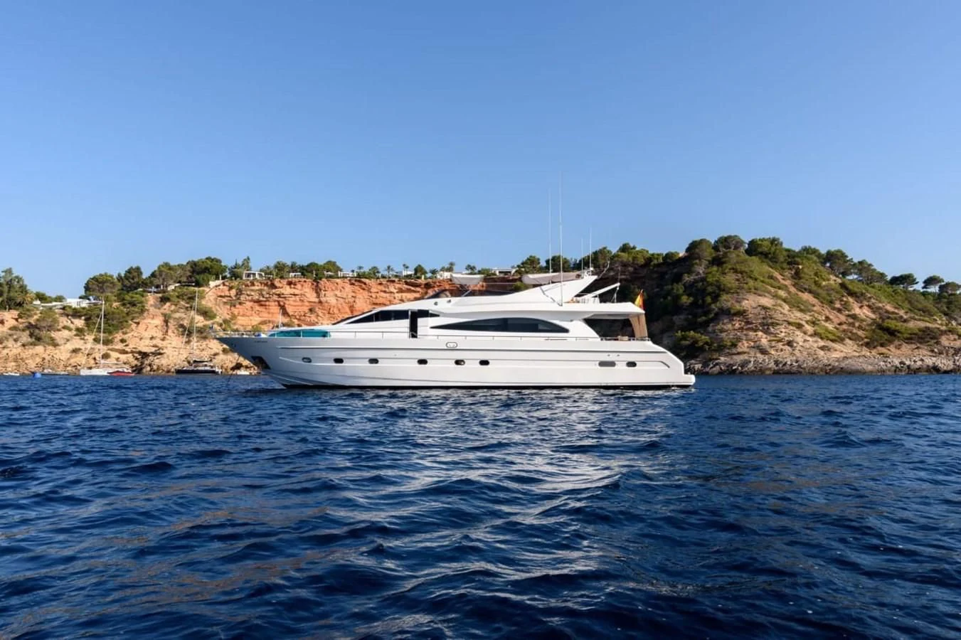 a boat on the water aboard NEPHENTA PRIMERO Yacht for Sale