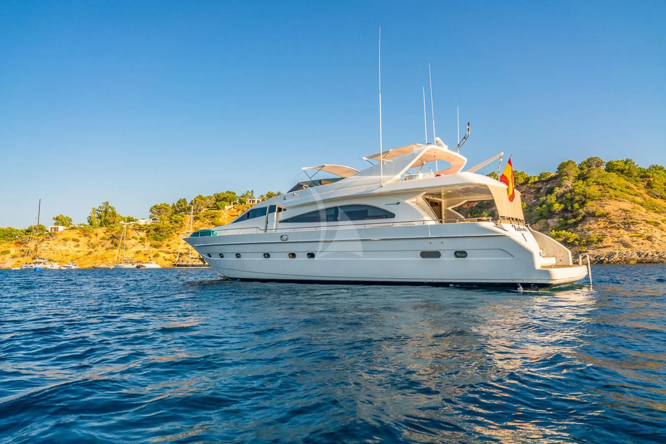 a boat on the water aboard NEPHENTA PRIMERO Yacht for Sale