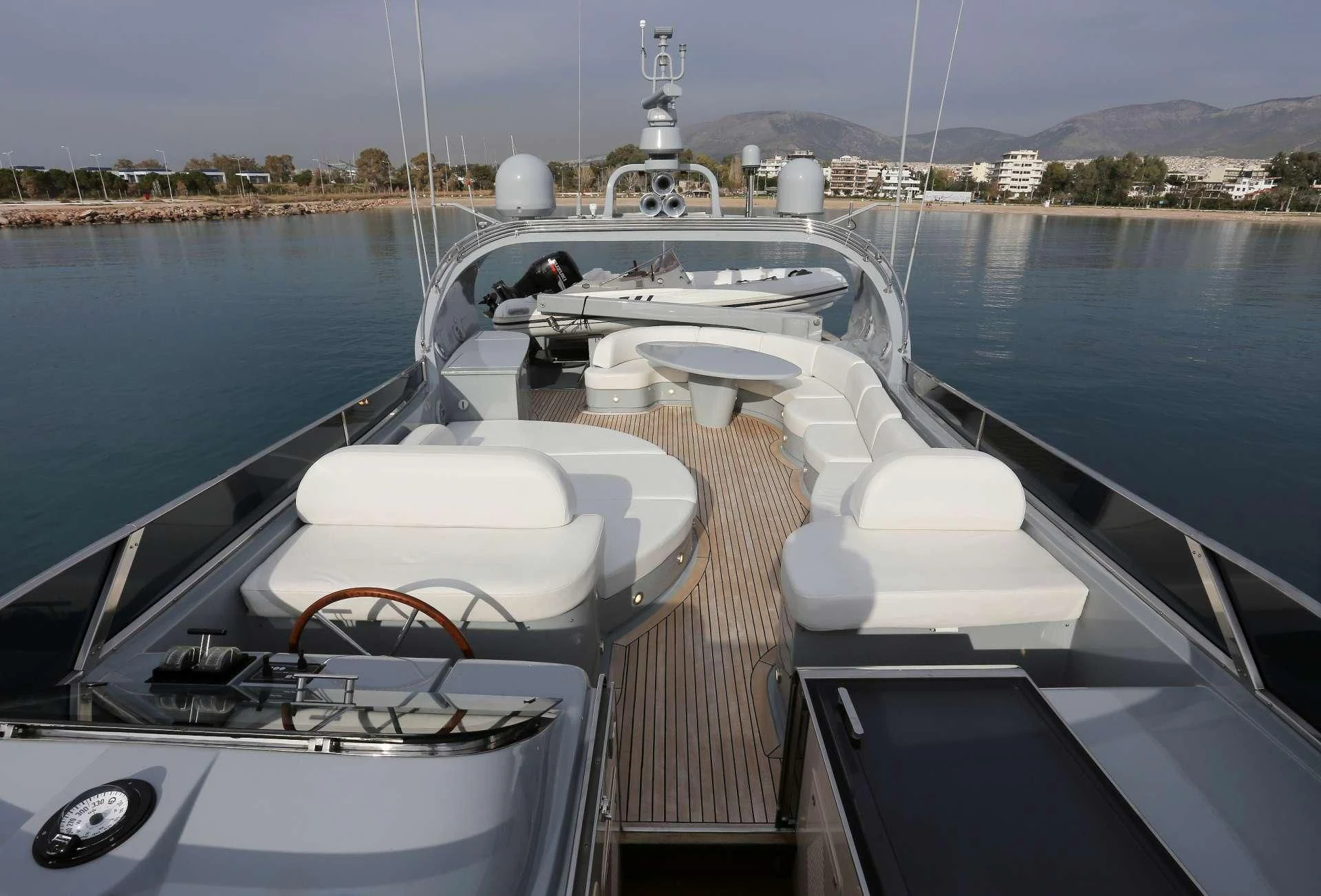 a boat on the water aboard IF Yacht for Sale