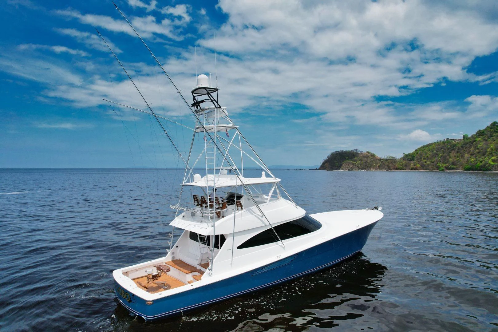 a boat on the water aboard EL LOBO Yacht for Sale