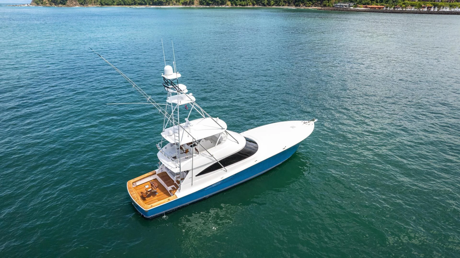 a boat in the water aboard EL LOBO Yacht for Sale
