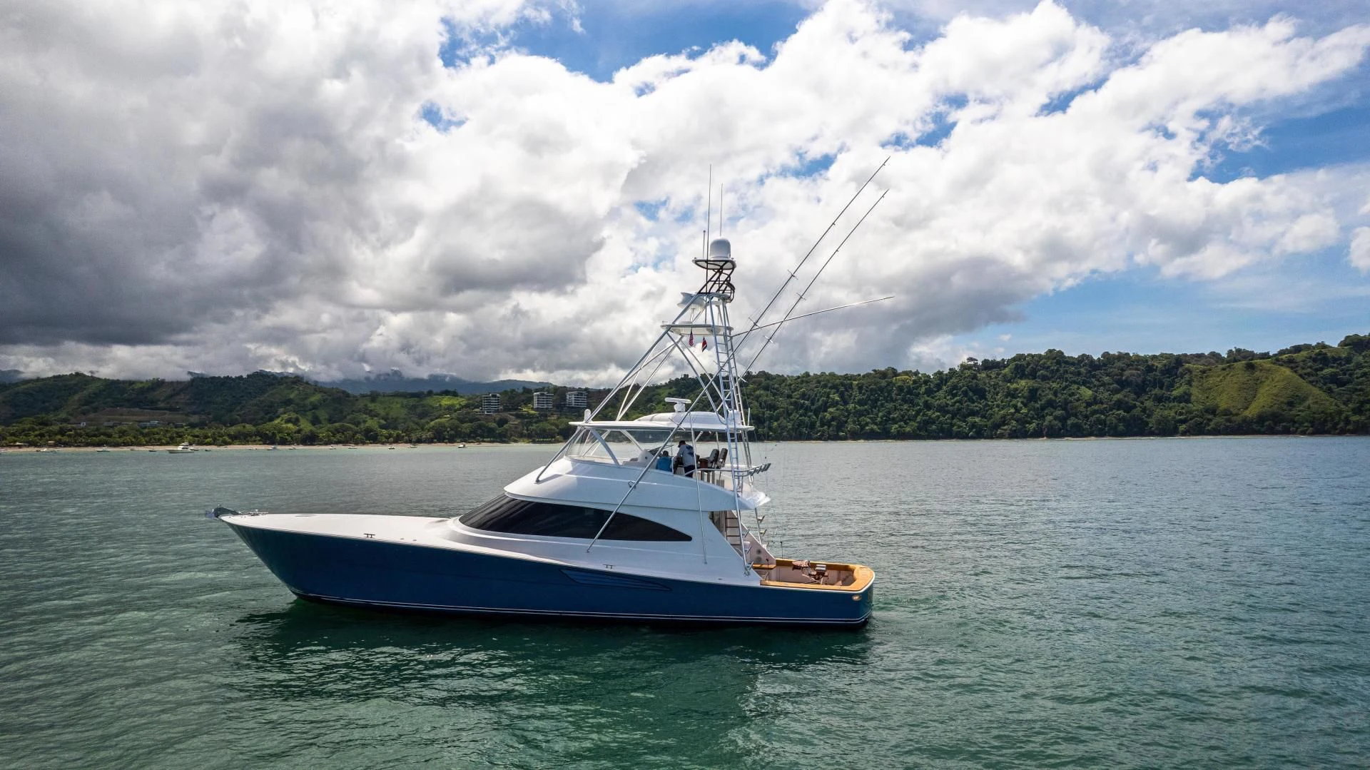 a boat on the water aboard EL LOBO Yacht for Sale