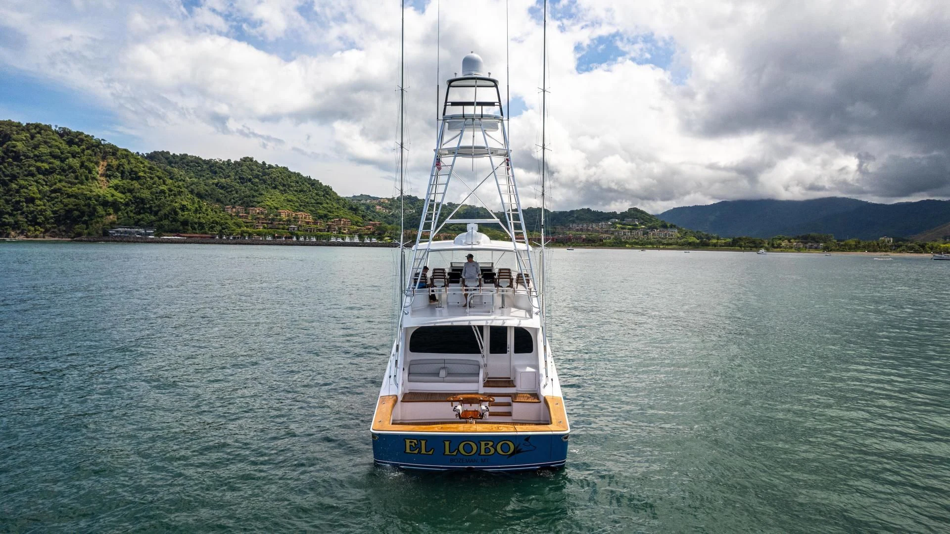 a boat on the water aboard EL LOBO Yacht for Sale