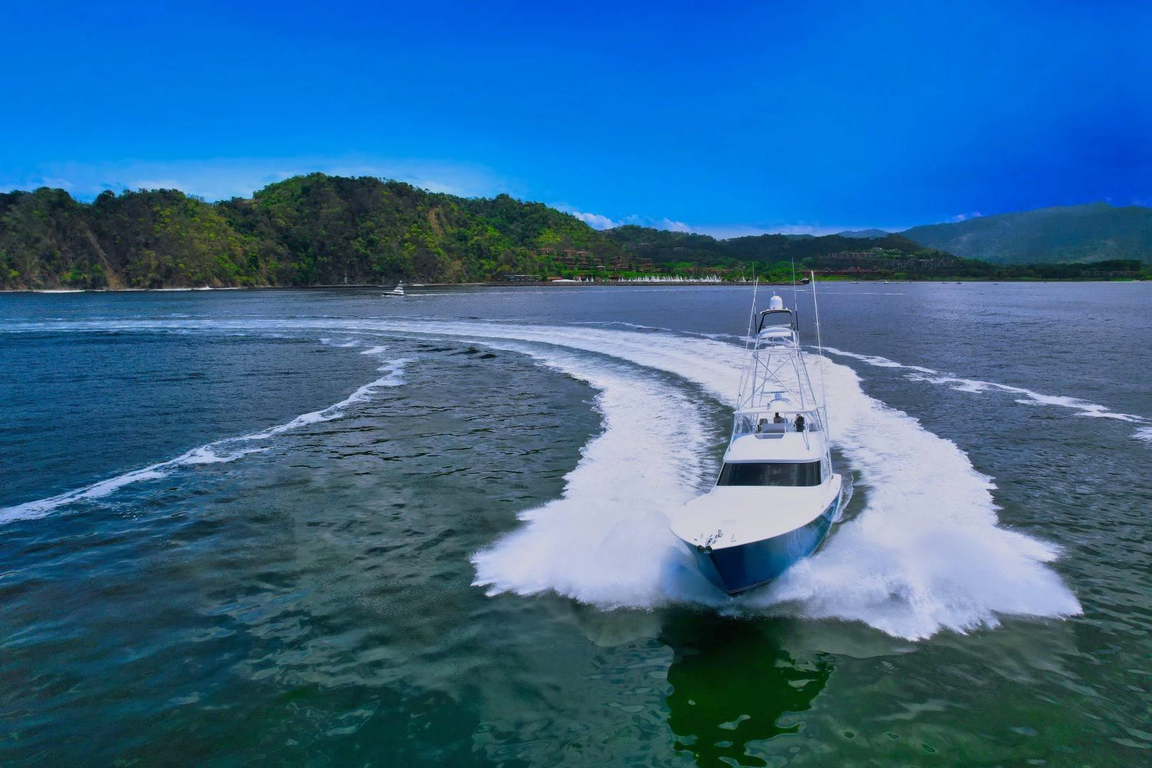 a boat on the water aboard EL LOBO Yacht for Sale
