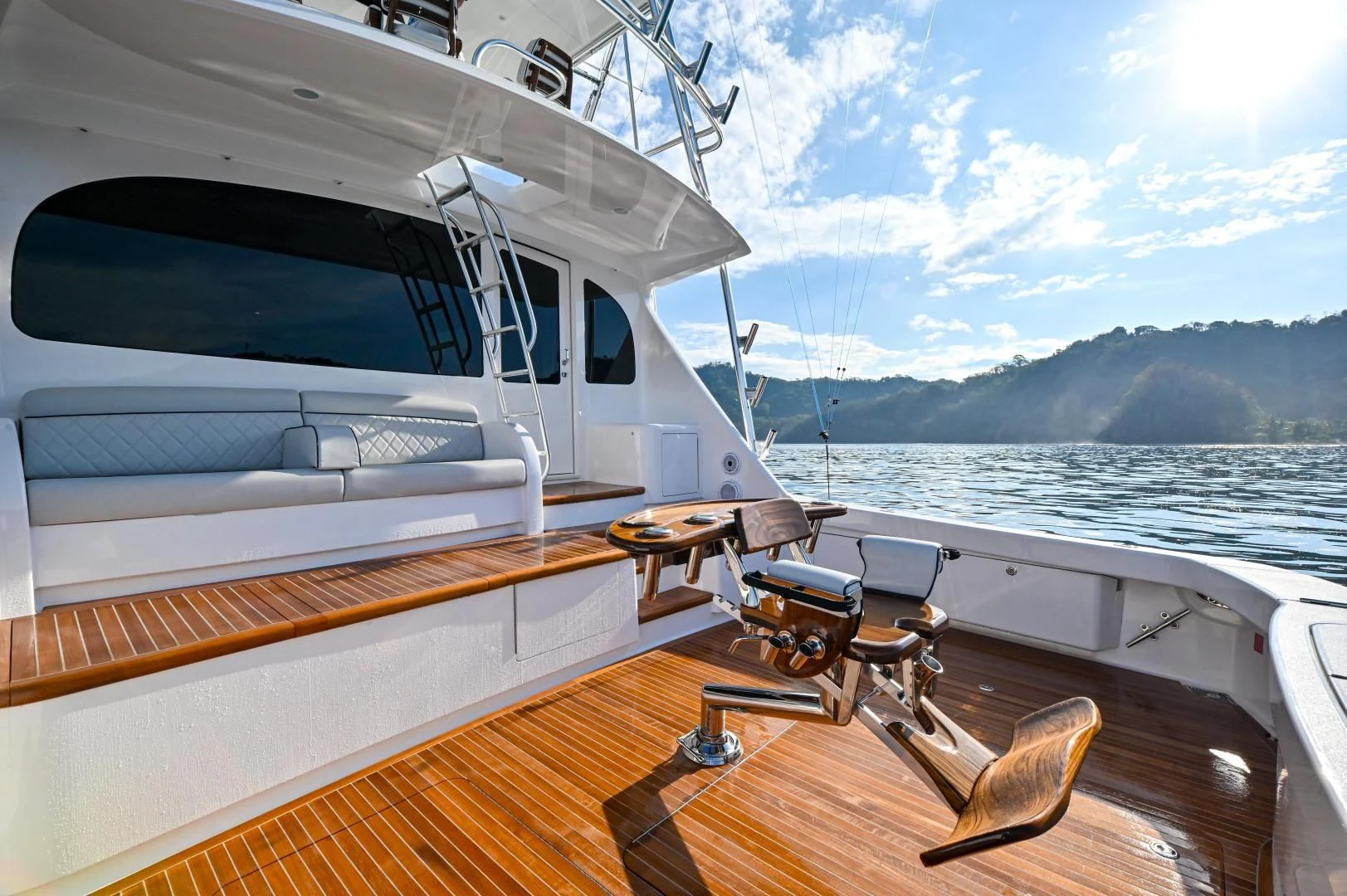 a boat on the water aboard EL LOBO Yacht for Sale