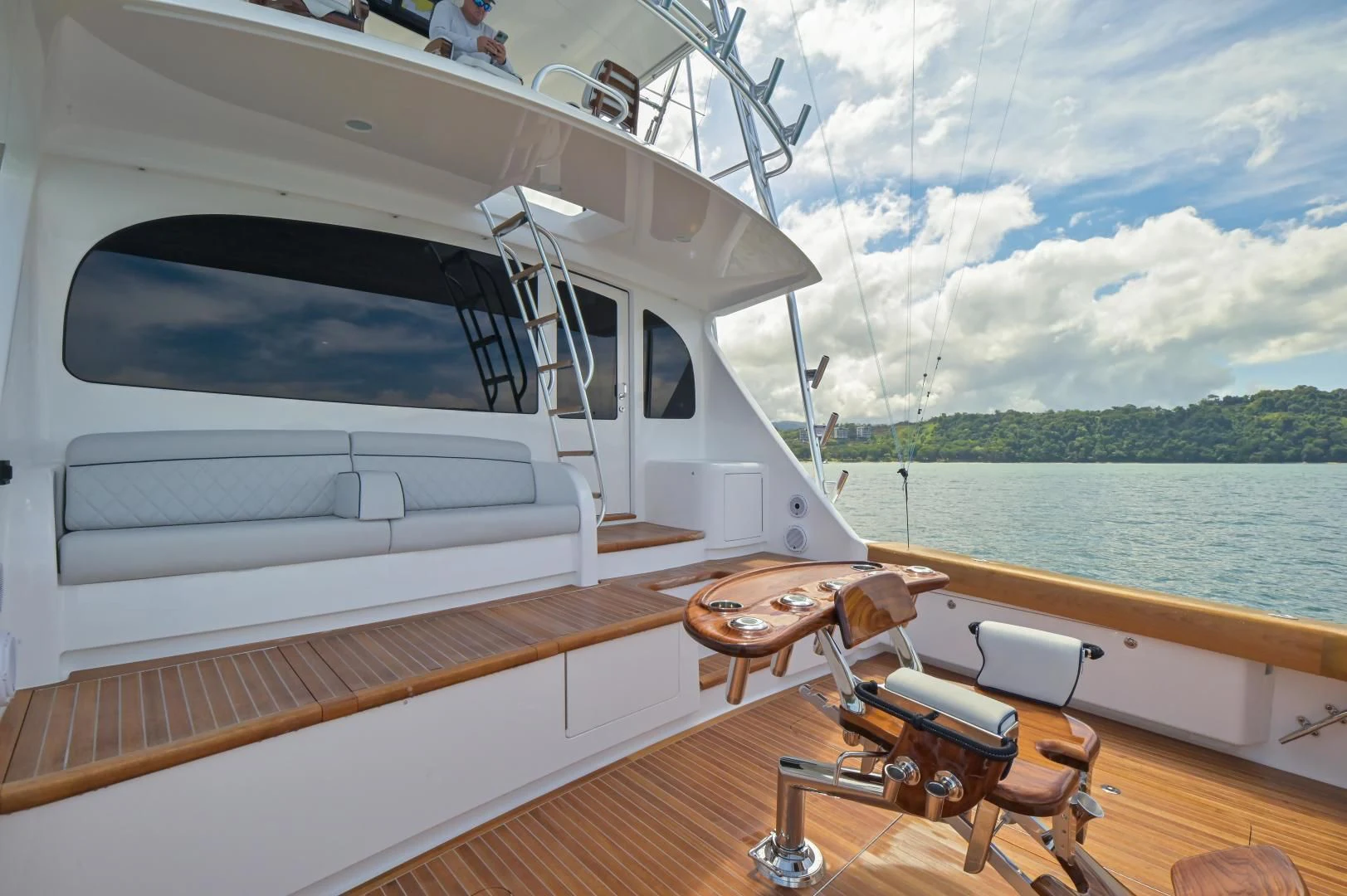 a boat on the water aboard EL LOBO Yacht for Sale