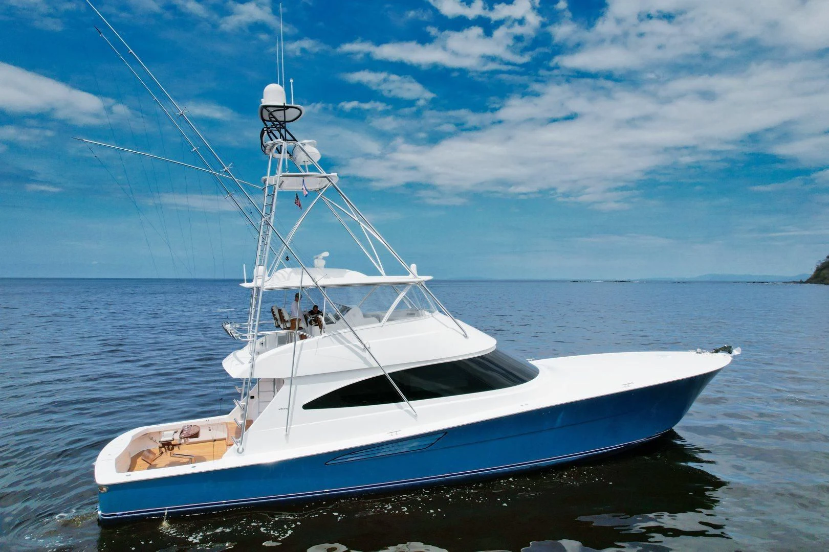 a boat on the water aboard EL LOBO Yacht for Sale