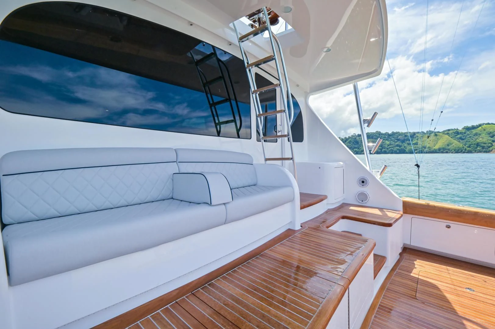 a boat on the water aboard EL LOBO Yacht for Sale