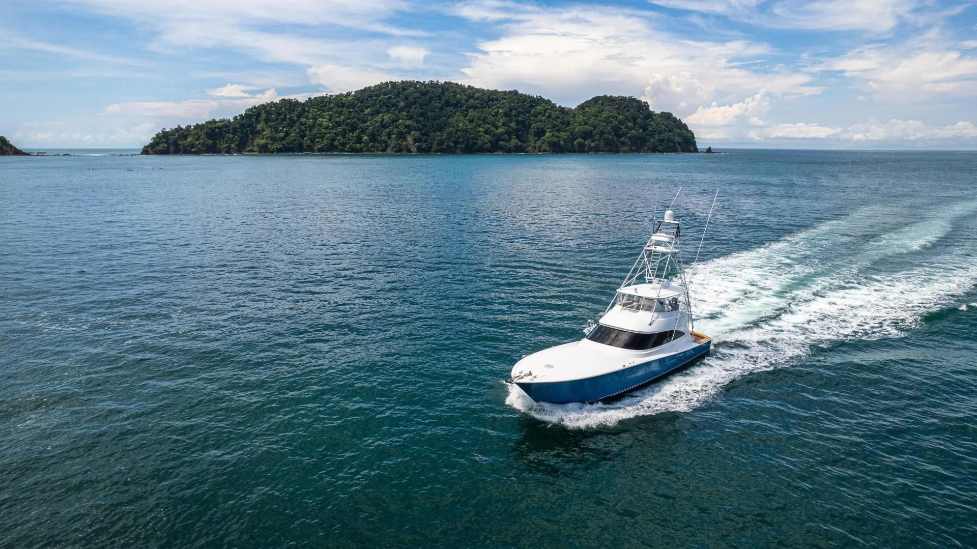 a boat on the water aboard EL LOBO Yacht for Sale
